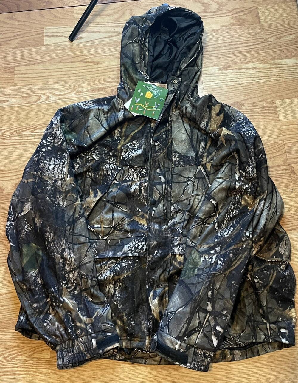 WFS light weight camo jacket windproof waterproof X Large